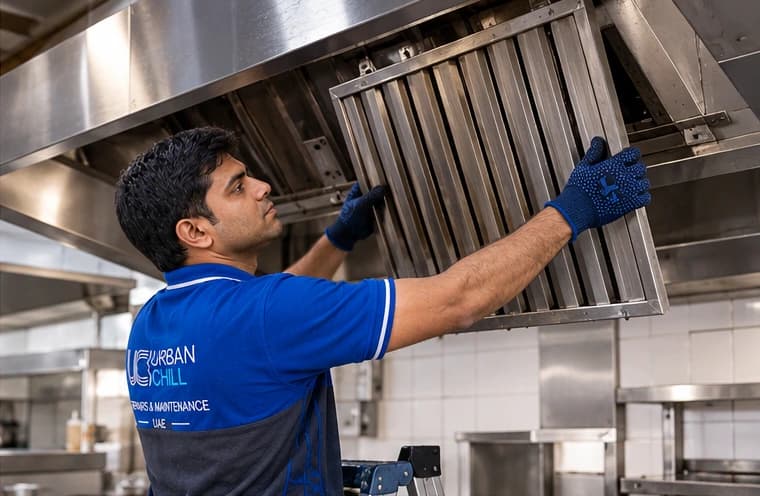 Commercial Kitchen Hood Cleaning in Dubai